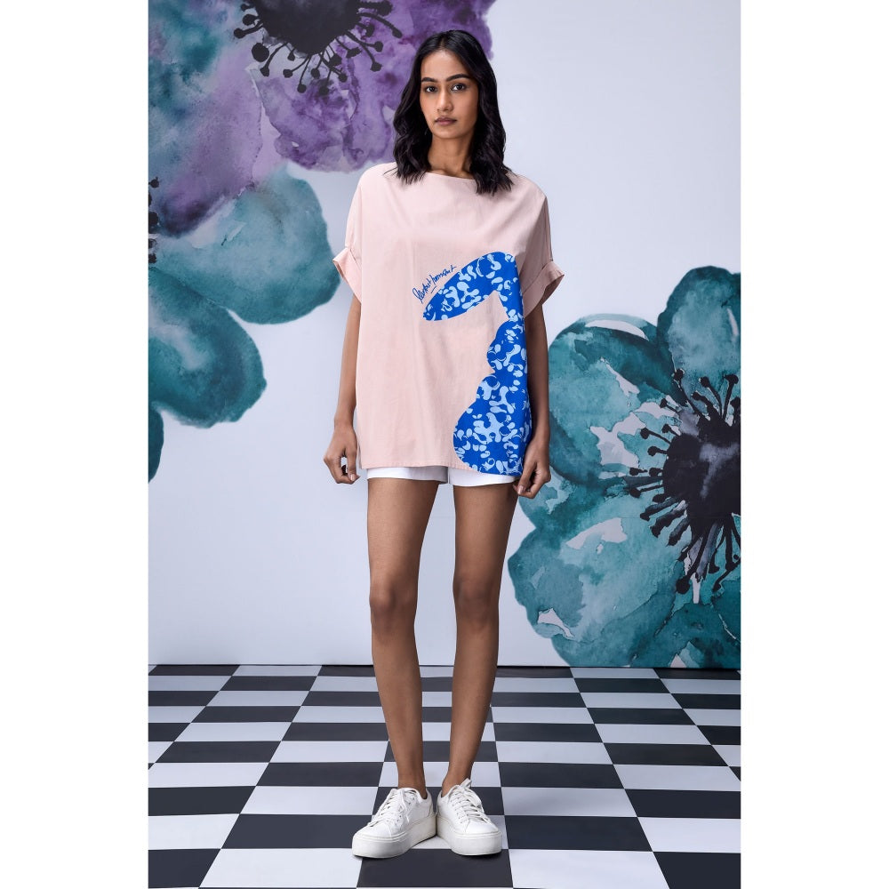 Genes Lecoanet Hemant Rabbit Texture Top- Beige Rosie