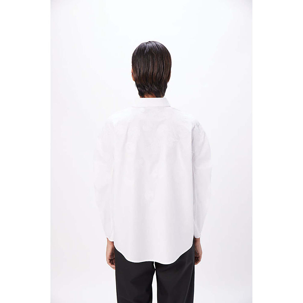 Genes Lecoanet Hemant Straight Fit Shirt With Soft Rounded Sleeves