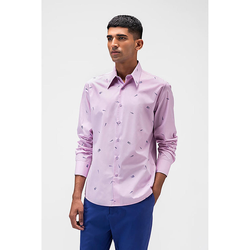 Genes Lecointe Hemant Genes Monogrammed Men Shirt