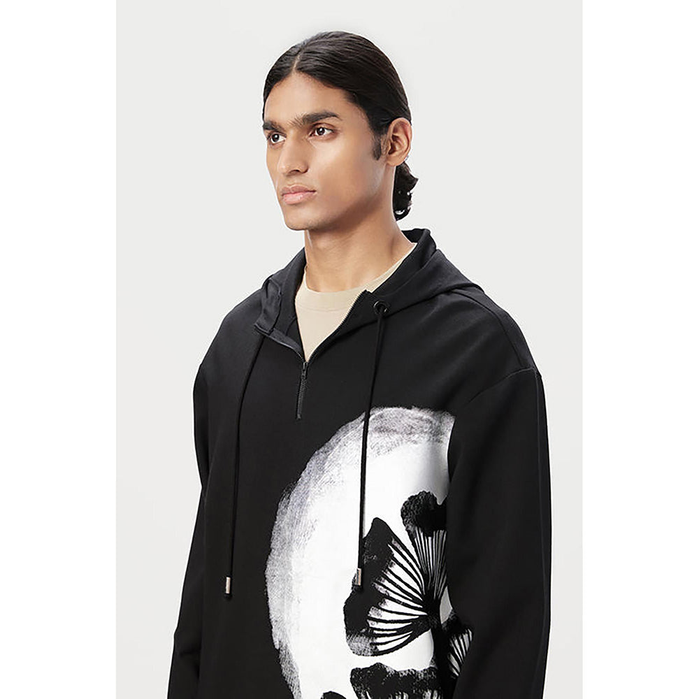Genes Lecointe Hemant Relaxed Fit Hoodie With Drop Shoulder