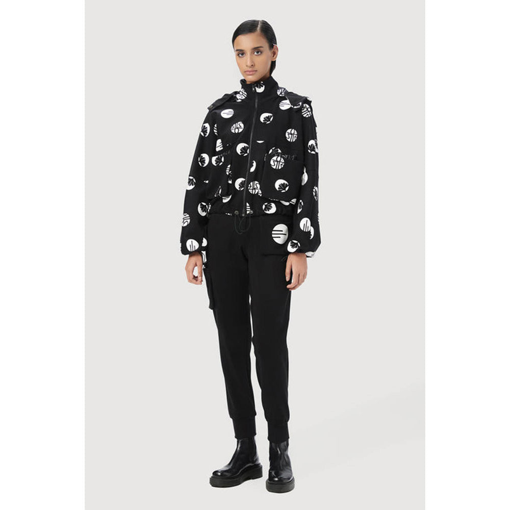 Genes Lecoanet Hemant Regular Fit Joggers Featuring Logo Stamp Print