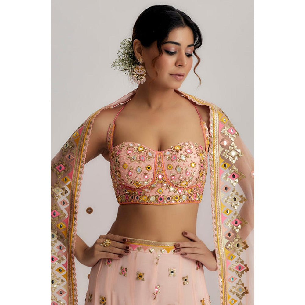 Gopi Vaid Ira Bustier With Flared Pants