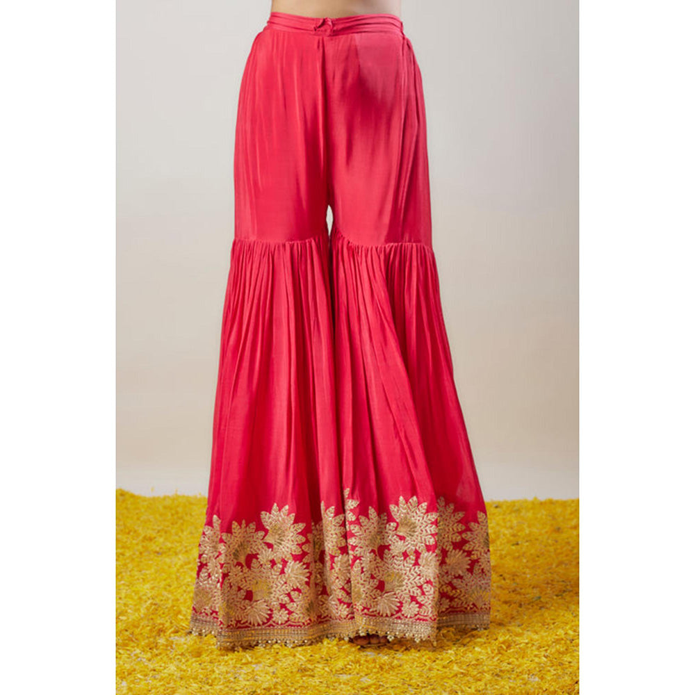 Gopi Vaid Nupur One-Shoulder Sharara Set