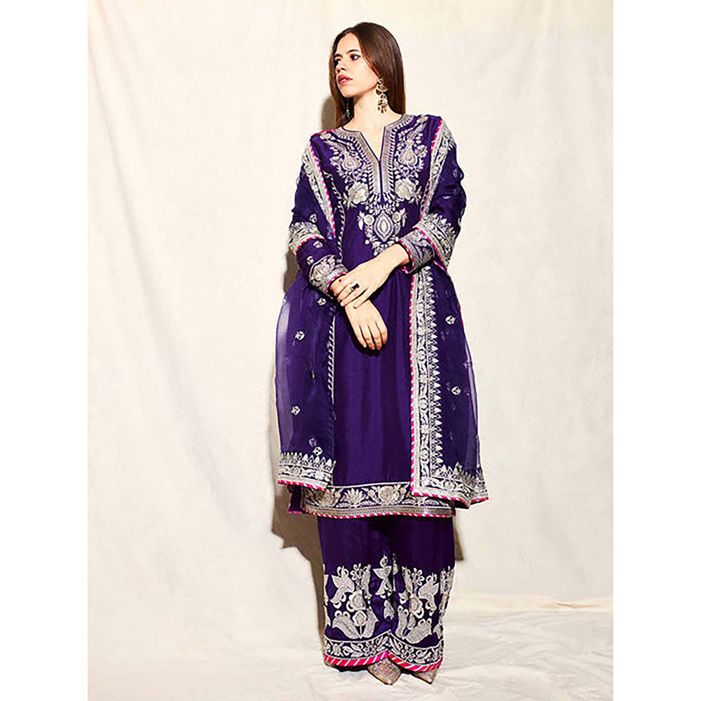 Gopi Vaid Amaya Palazzo Set-Kalki Koechlin
