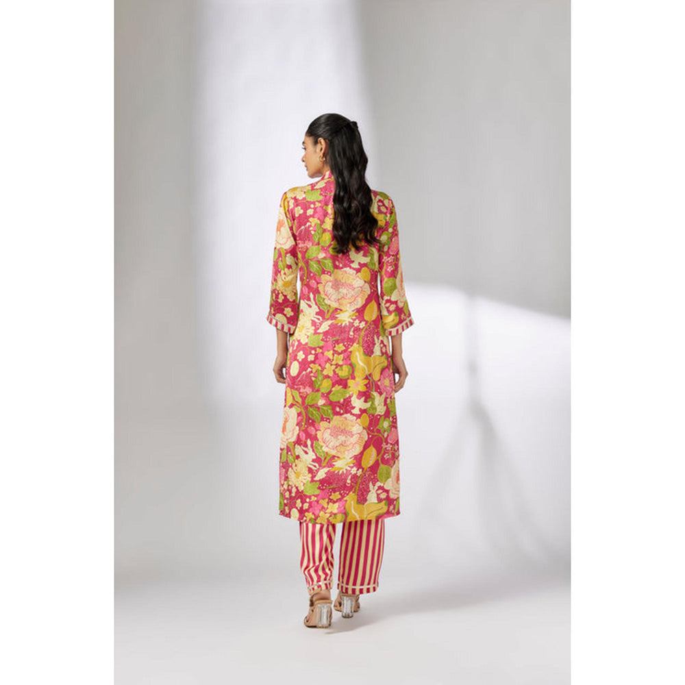 Gopi Vaid Lily Scarf Tunic set