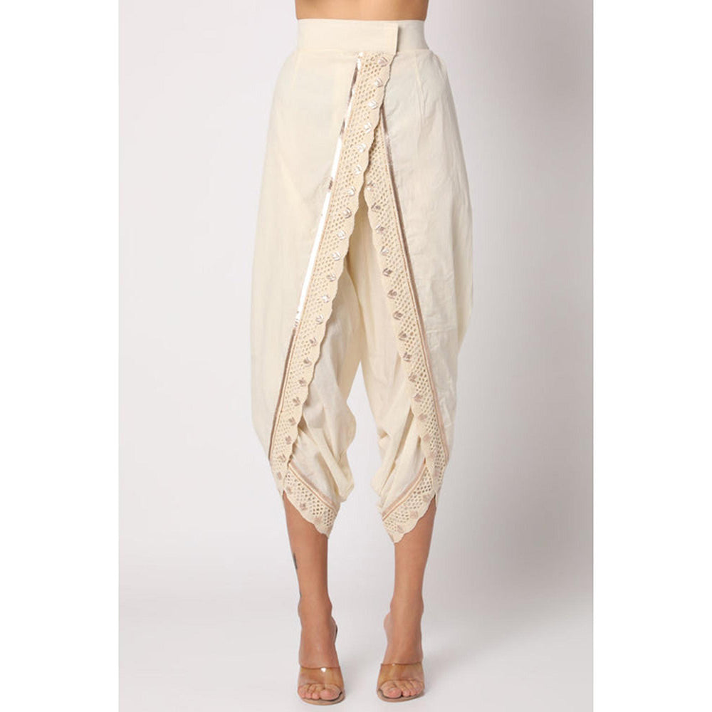 Gopi Vaid Nikki Tamboli in Khushi Peplum Dhoti Set
