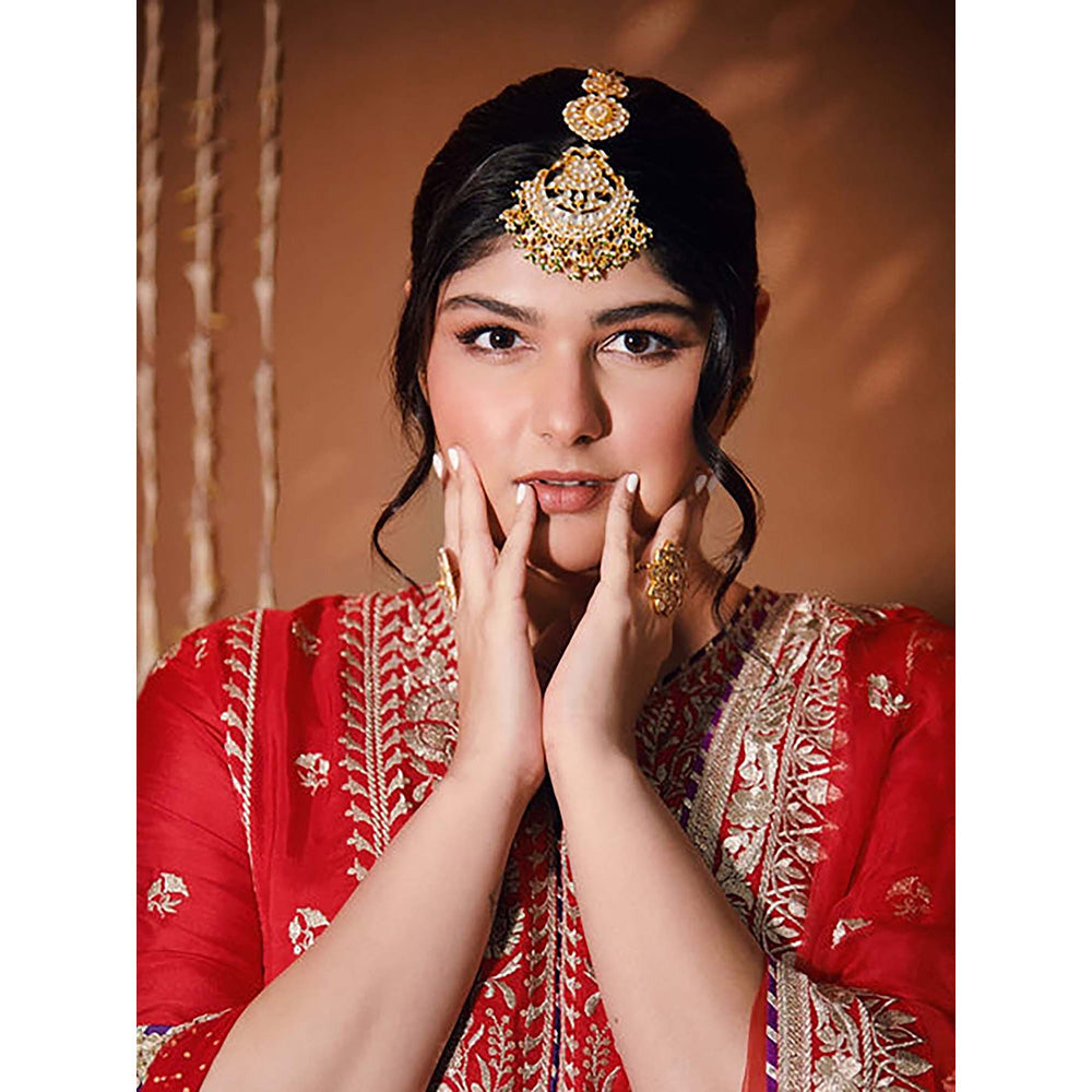 Gopi Vaid Anshula Kapoor in Aarohi Anarkali Set