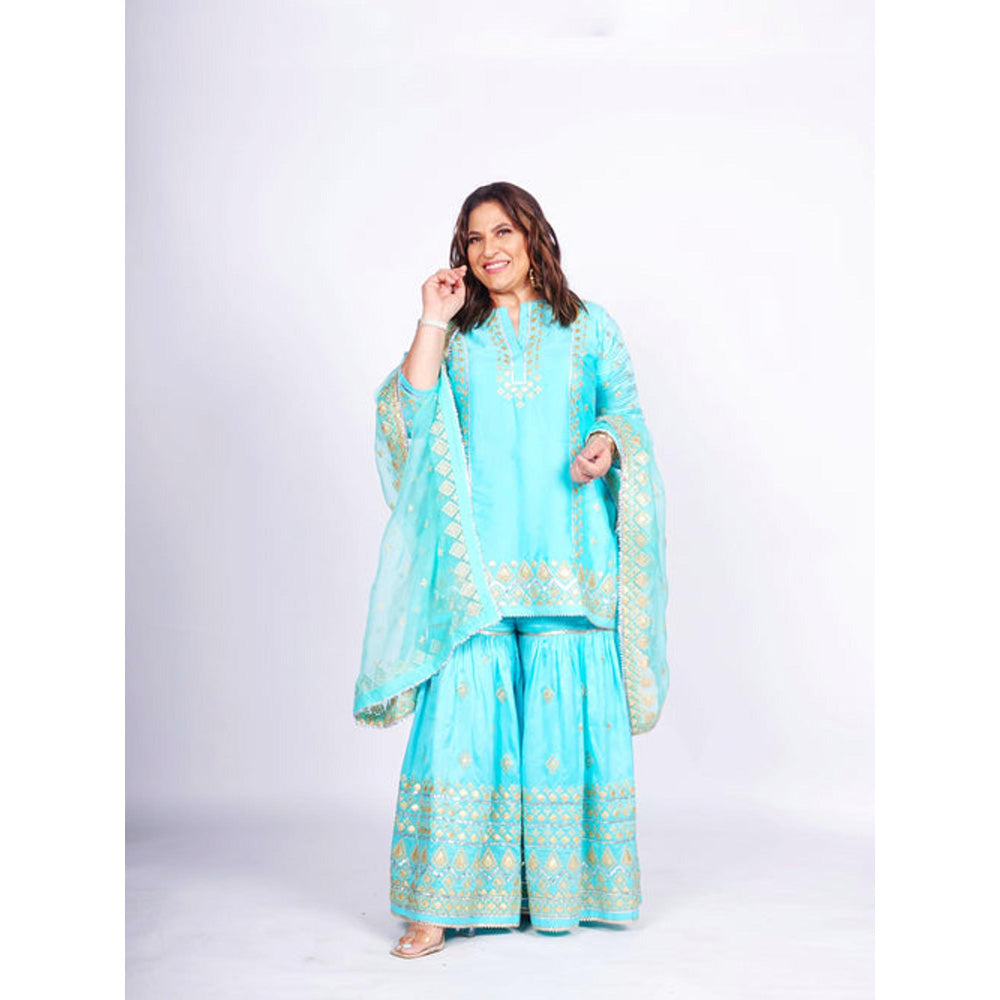 Gopi Vaid Archana Puransingh Shiddat Sharara Set