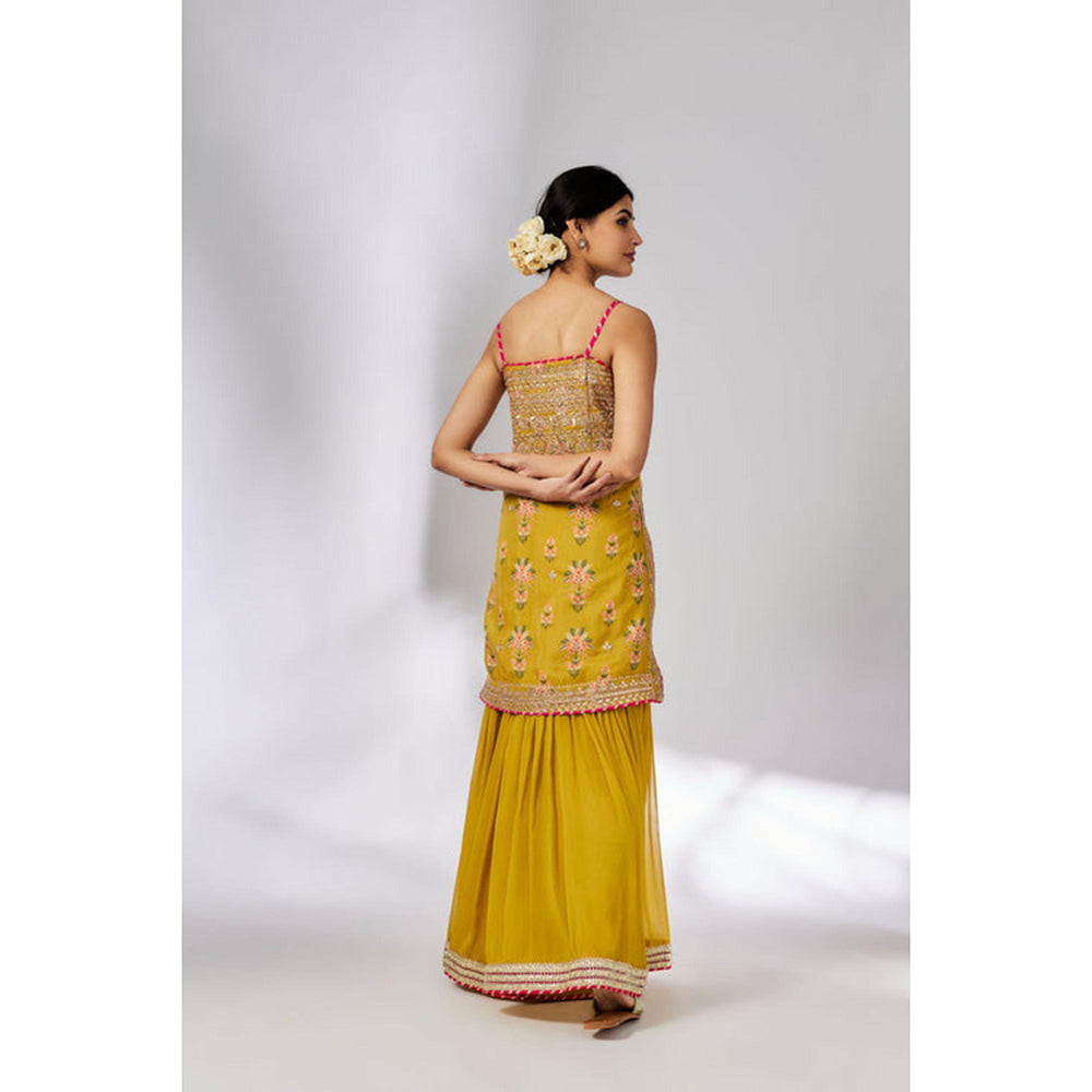 Gopi Vaid Chhaya Strappy Sharara Set