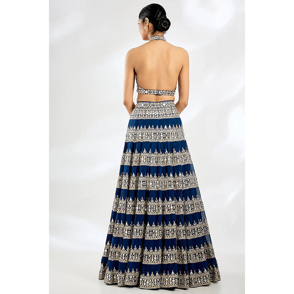 Gopi Vaid Farheen Lehenga with Blouse and Dupatta