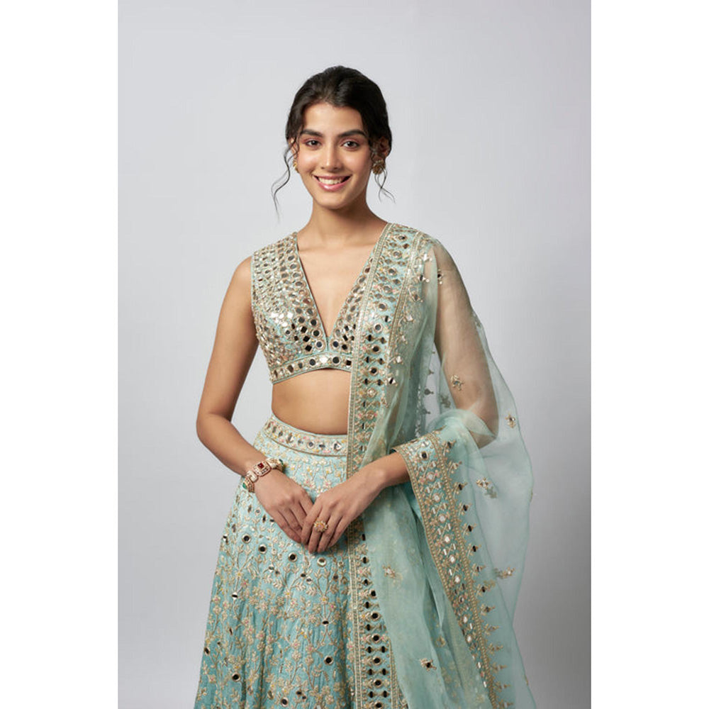 Gopi Vaid Sama Lehenga with Blouse and Dupatta