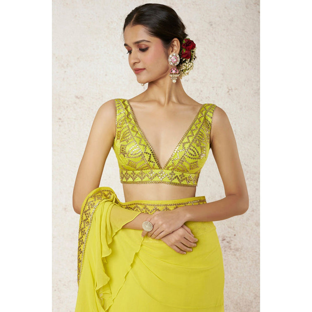 Gopi Vaid Abshar Saree with Stitched Blouse