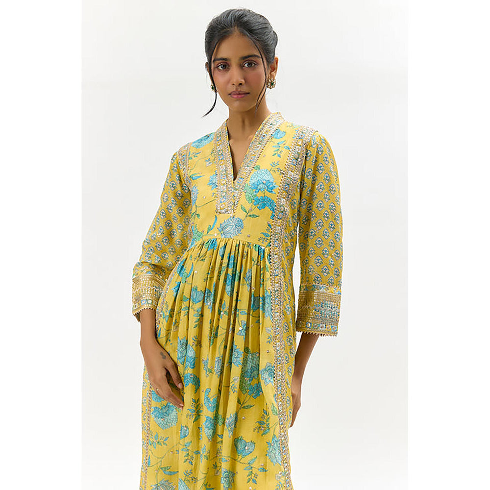 Gopi Vaid Riya Tunic With Palazzo