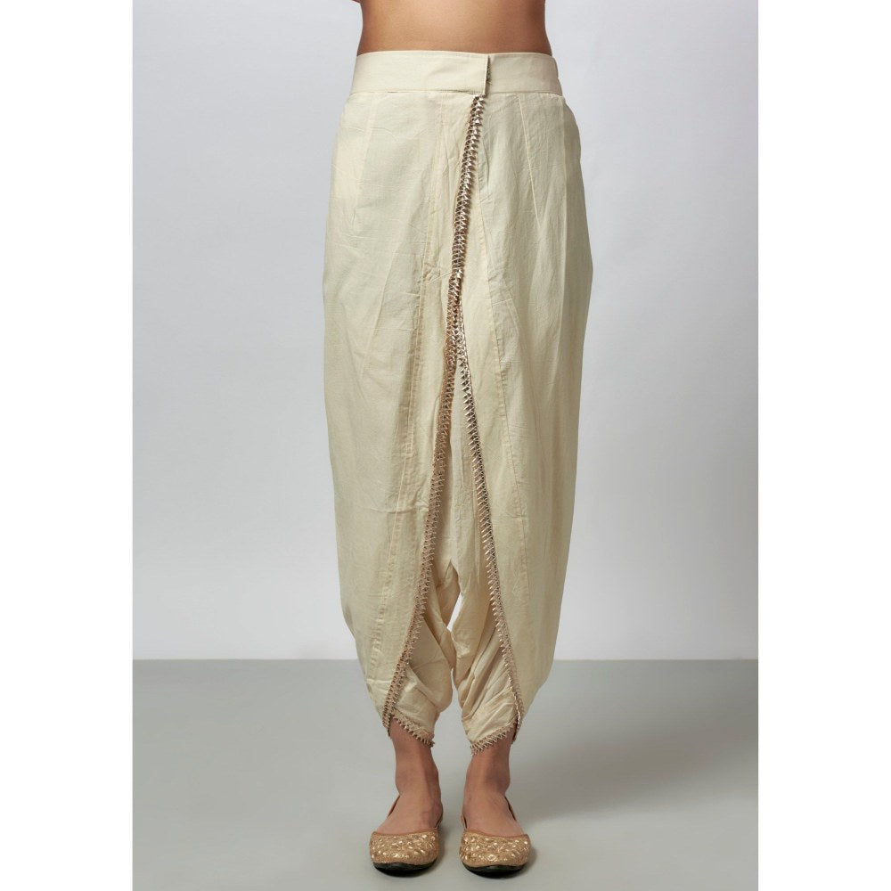 Gopi Vaid Moulika Pink Kurta with Dhoti and Dupatta