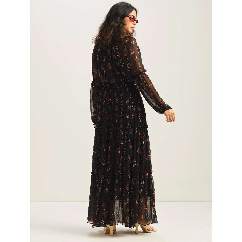 GUAPA Feriha Tiered Maxi Dress