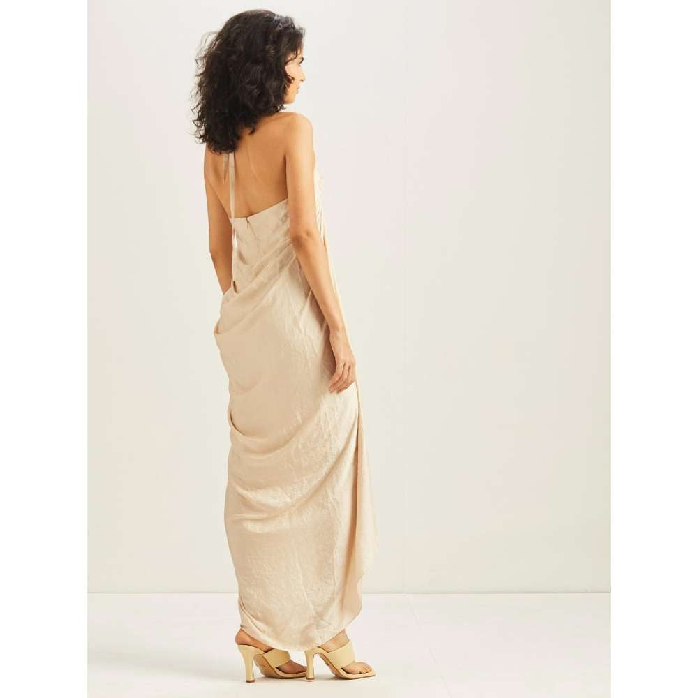GUAPA Girlfriend Sarong Dress - Champagne