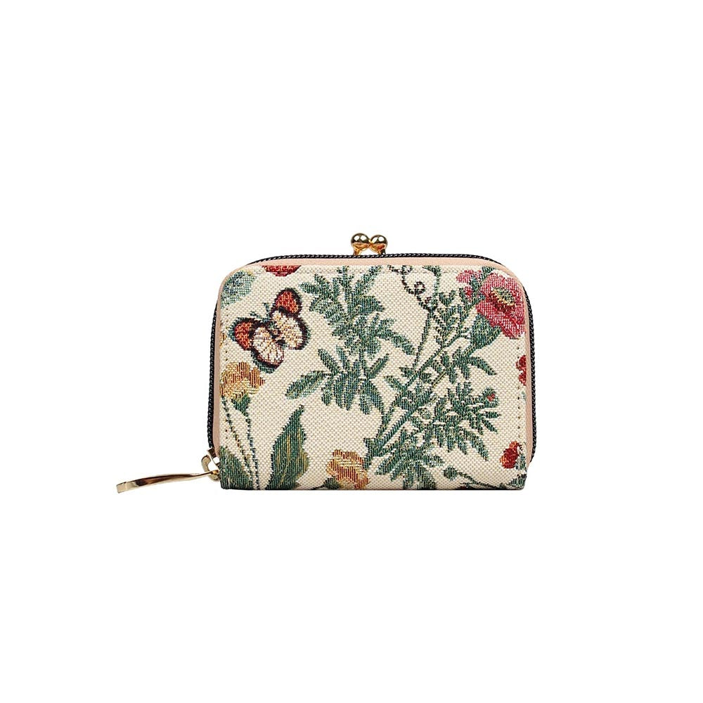 HENNEY BEAR Floral Summer Beige Wallet