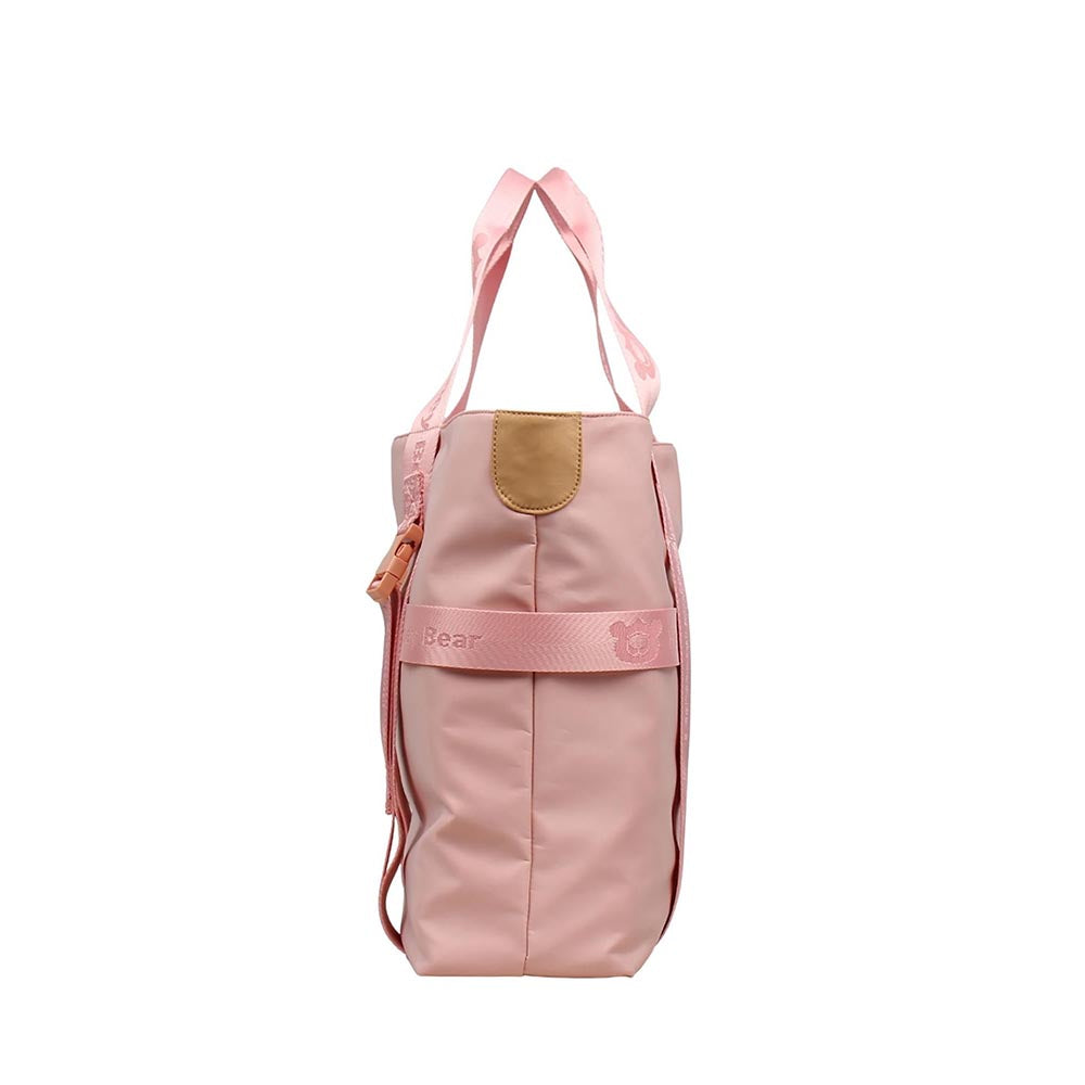 HENNEY BEAR Pink Solid Handbag