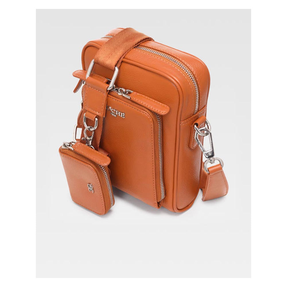 Hoche Paris Tan Grandeur Sling Bag