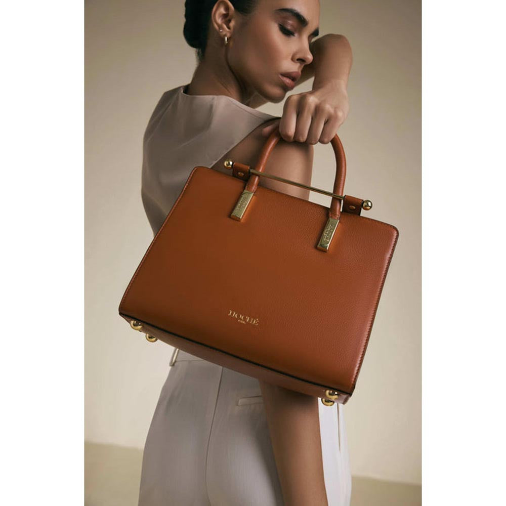 Hoche Paris Tan Pas Desole Hand Bag