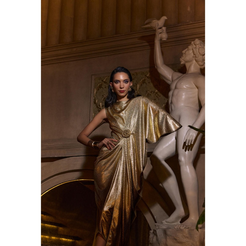 House of Fett Golden Aura Gown