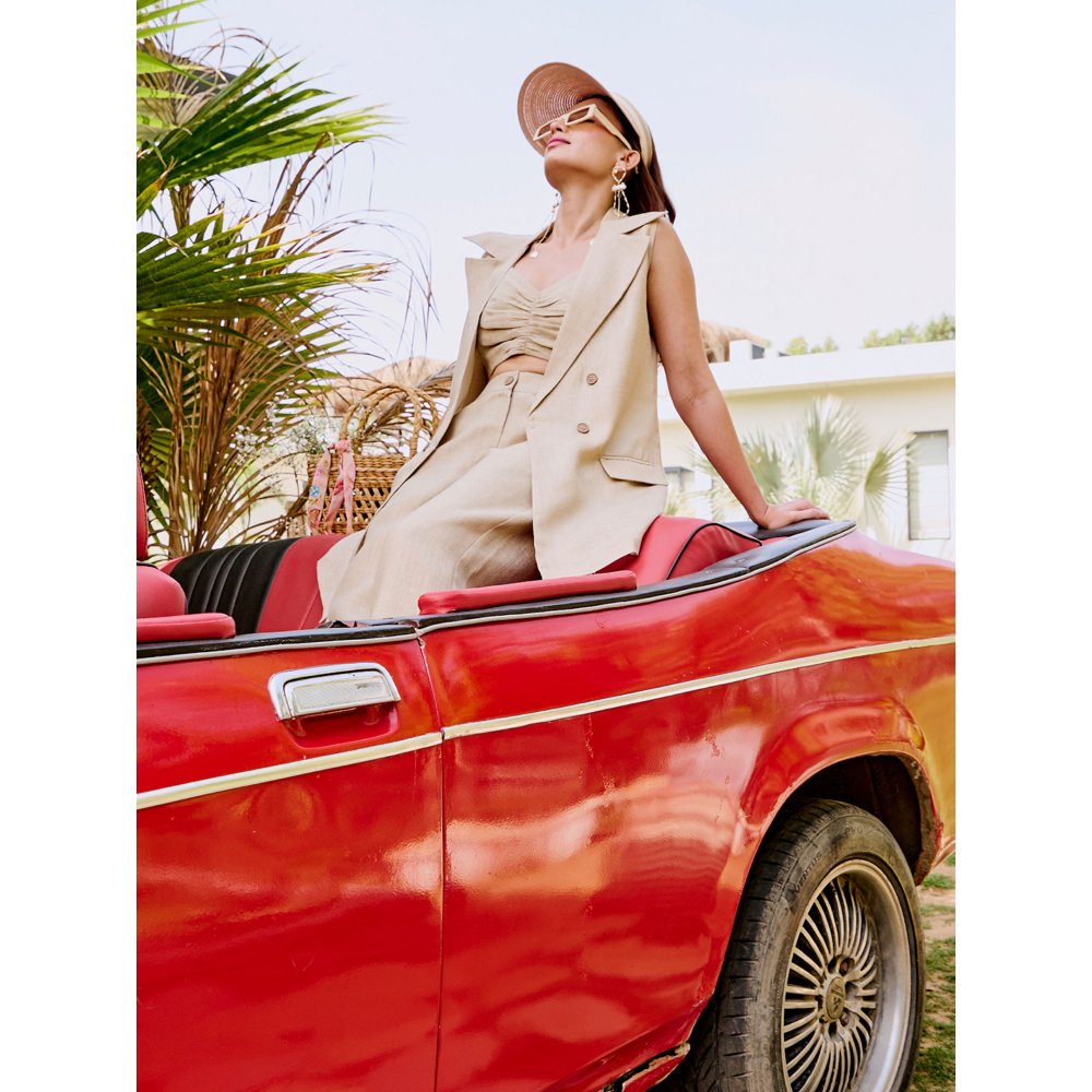 House of Fett Kobe Beige Co-Ord (Set of 3)