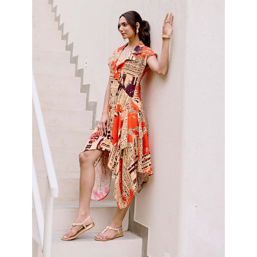 House of Fett Cover Story Asymmetric Dress