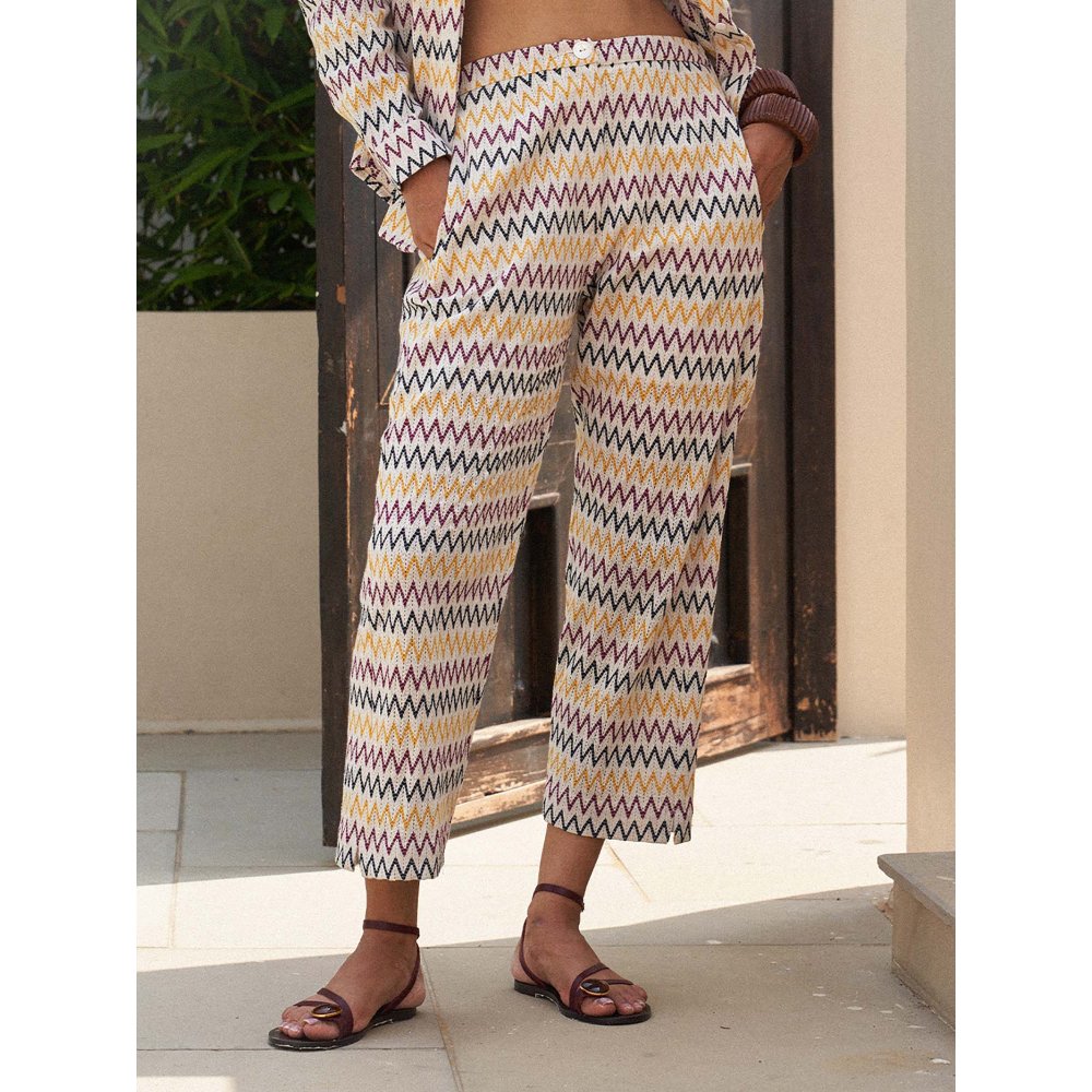 House of Fett Mirjam Crochet Multi-Color Co-Ord Set