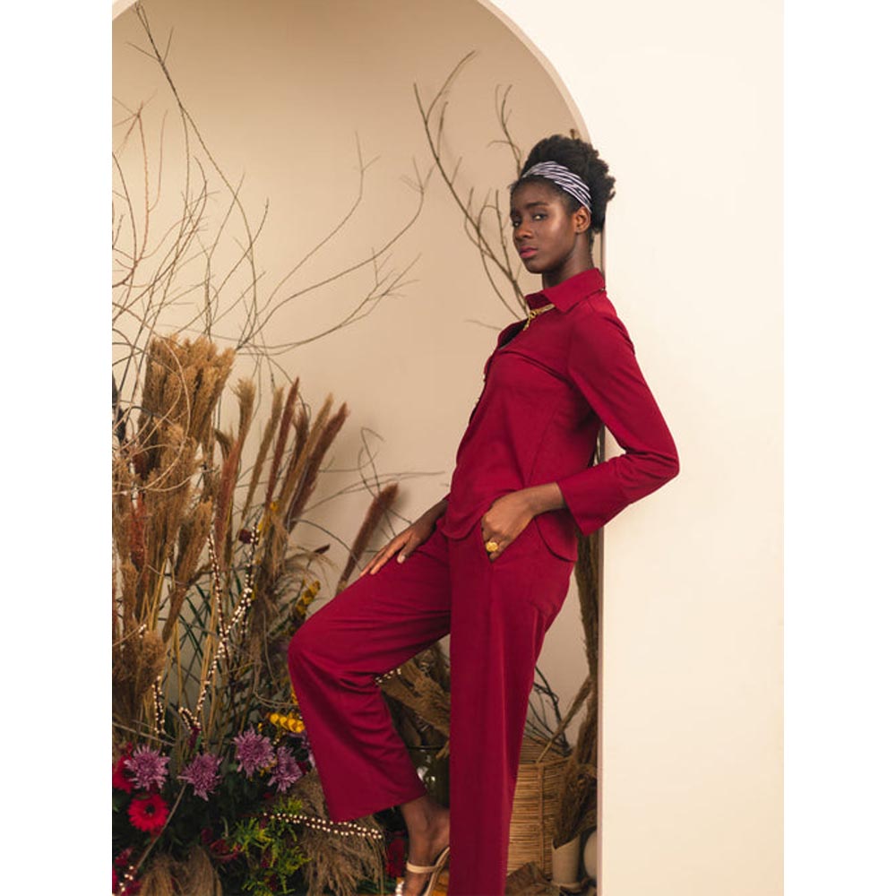 House of Fett Dion Pant - Maroon