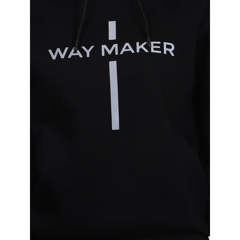 House of Fett Way Maker Street Vibes Loose Fit Womens Hoodie - Black