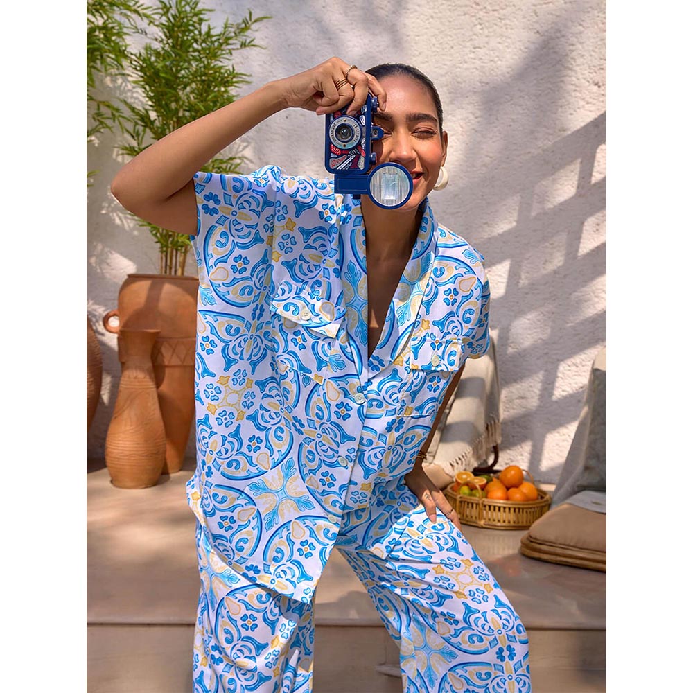 House of Fett Saba Blue Pant