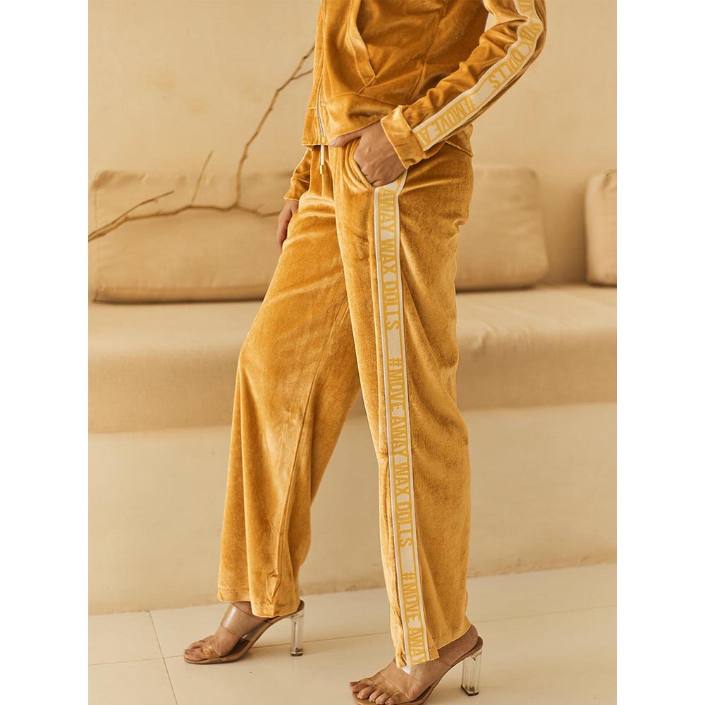 House of Fett Caramel Mustard Jacket With Pant