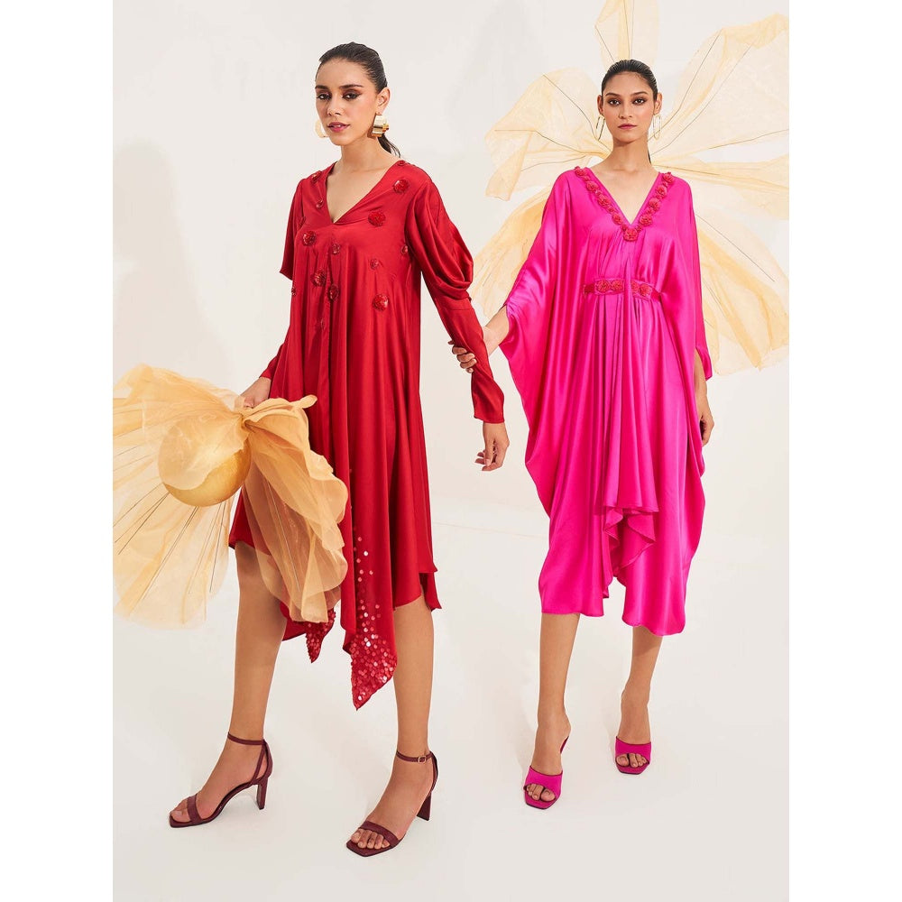 House of Fett Rubyetta Embroidered Kurta