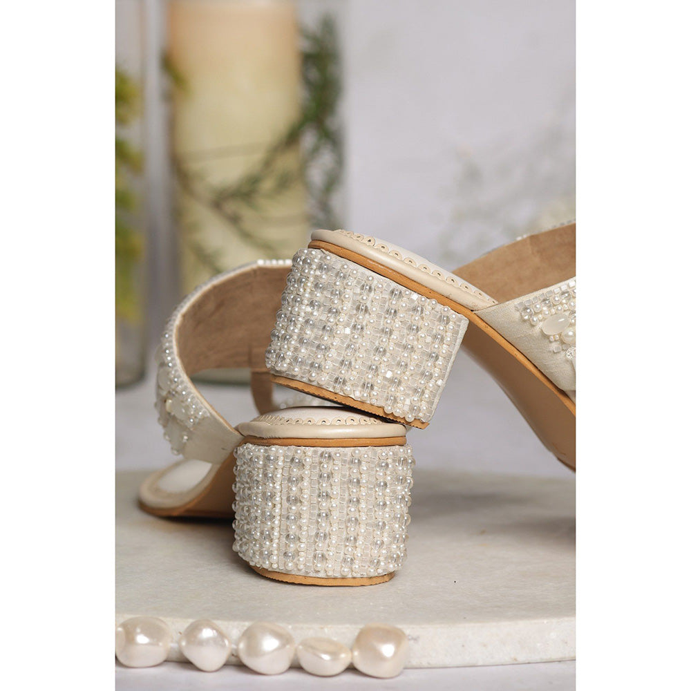 House of Vian Nooriya Block Heel Kolhapuris