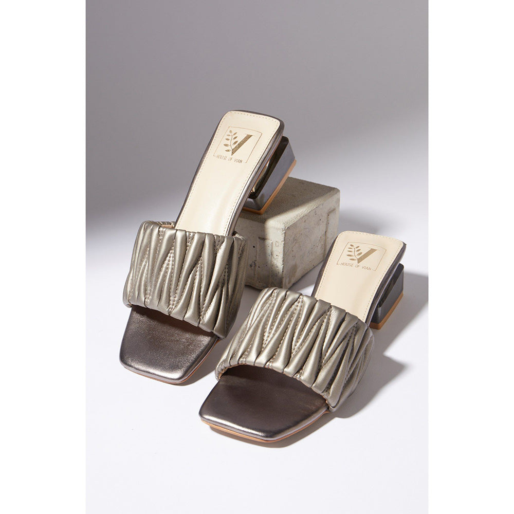 House of Vian Matilda Metal Sandals Heels