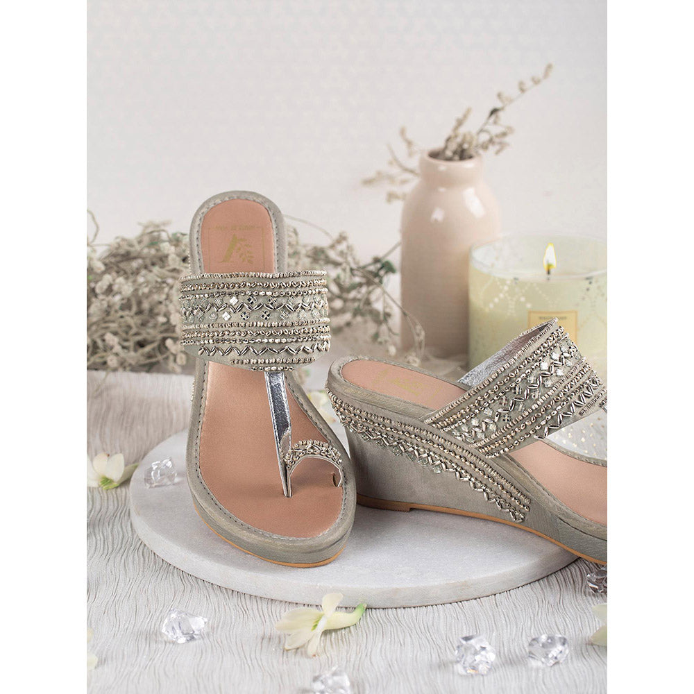 House of Vian Silver Tara Wedges