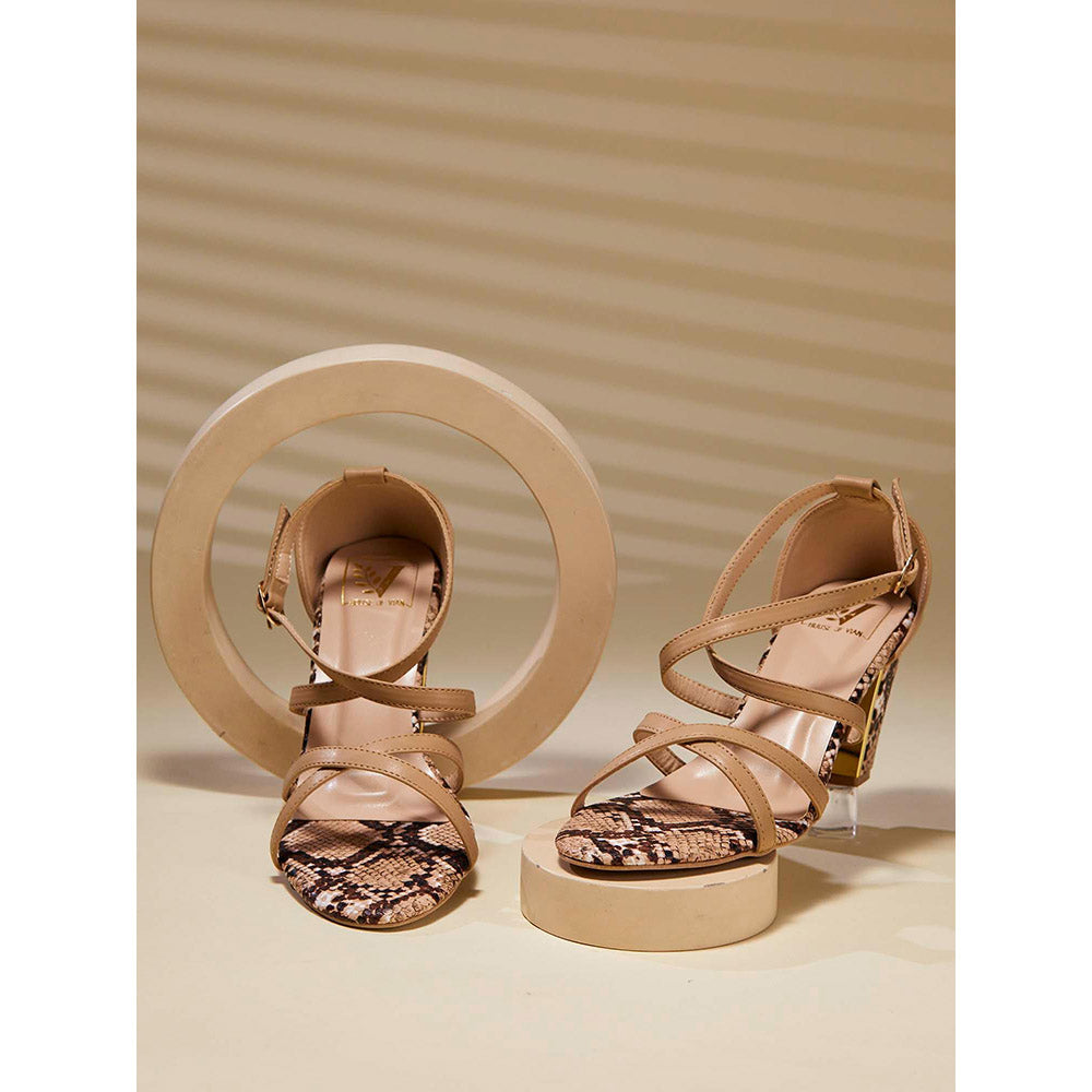 House of Vian Lilith Beige Heels