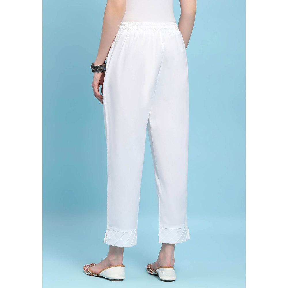 HOC Crafts Hand Embroidered Woven Pant