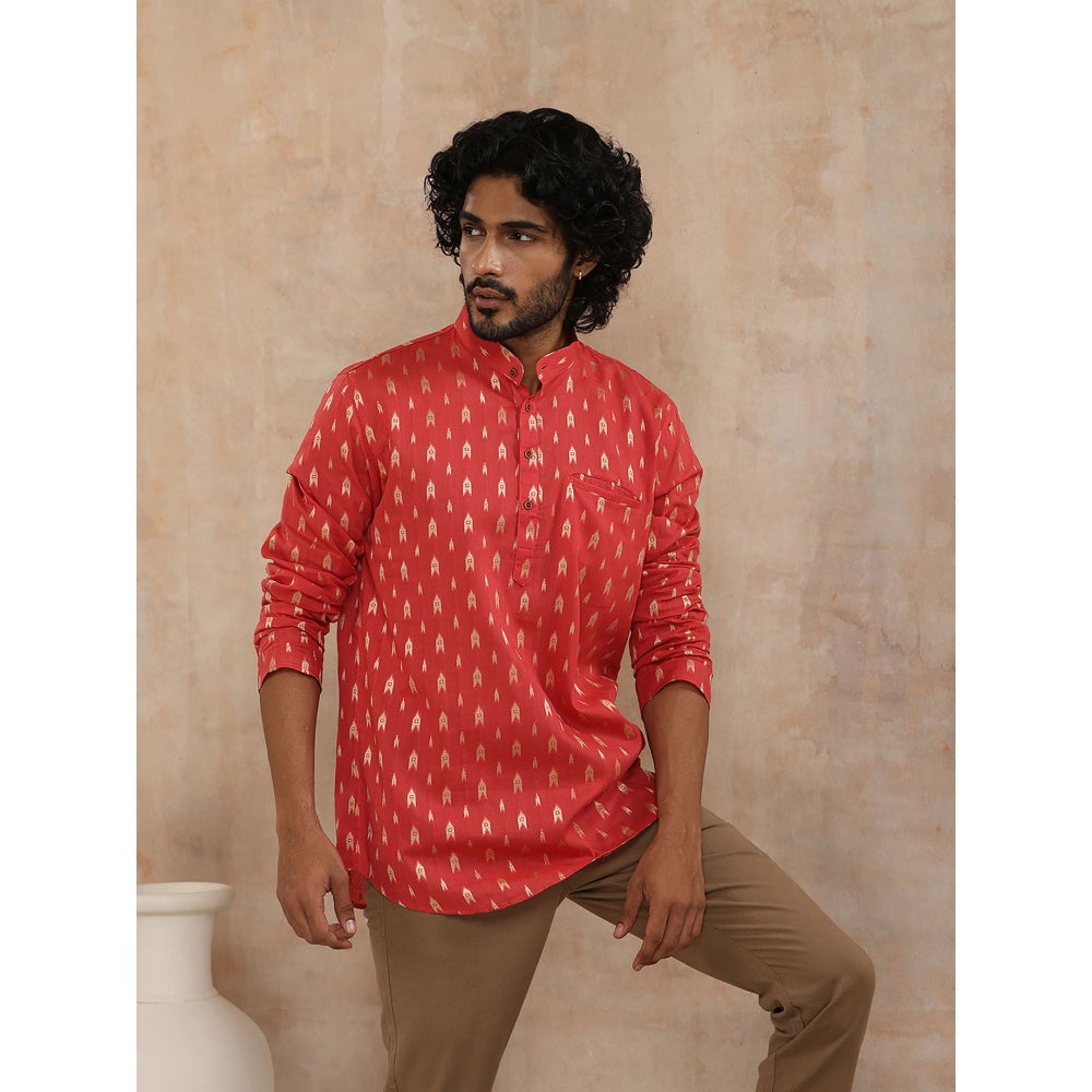 Printed Woven Short Kurta