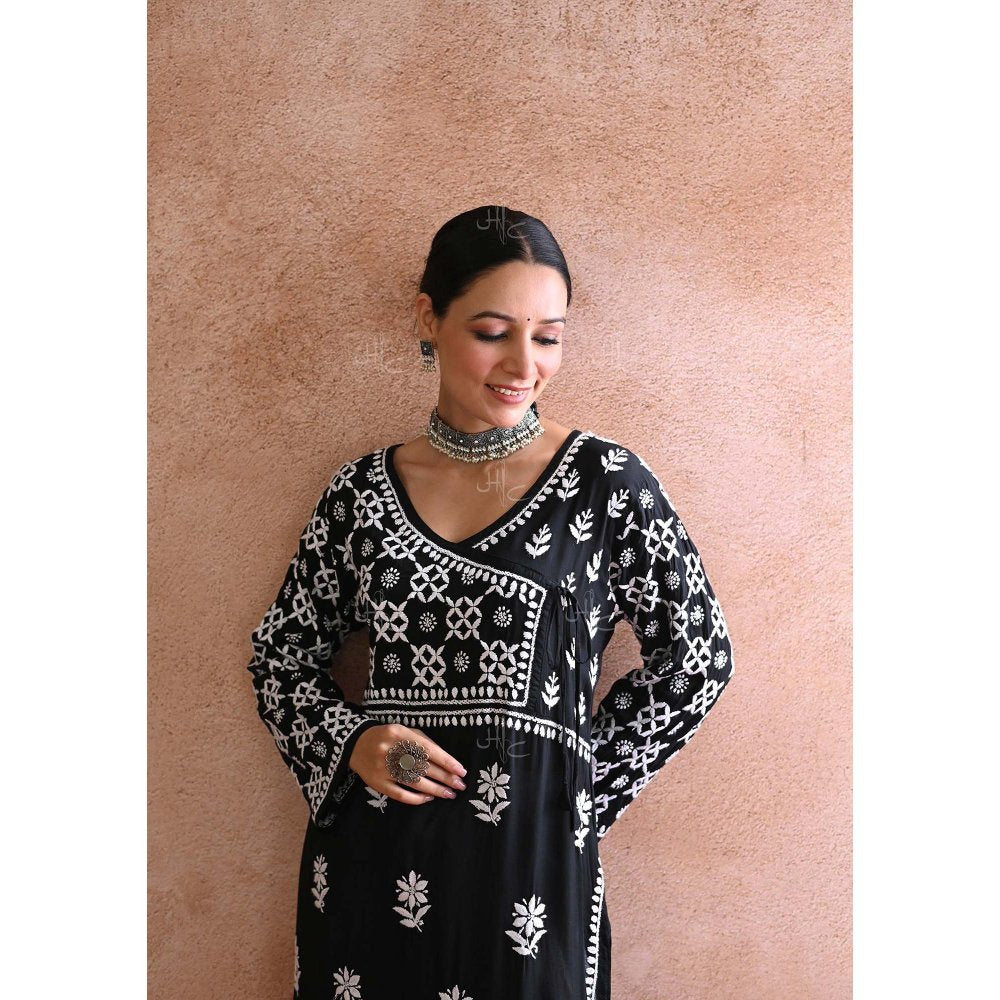 Chikankari Modal Straight Kurta