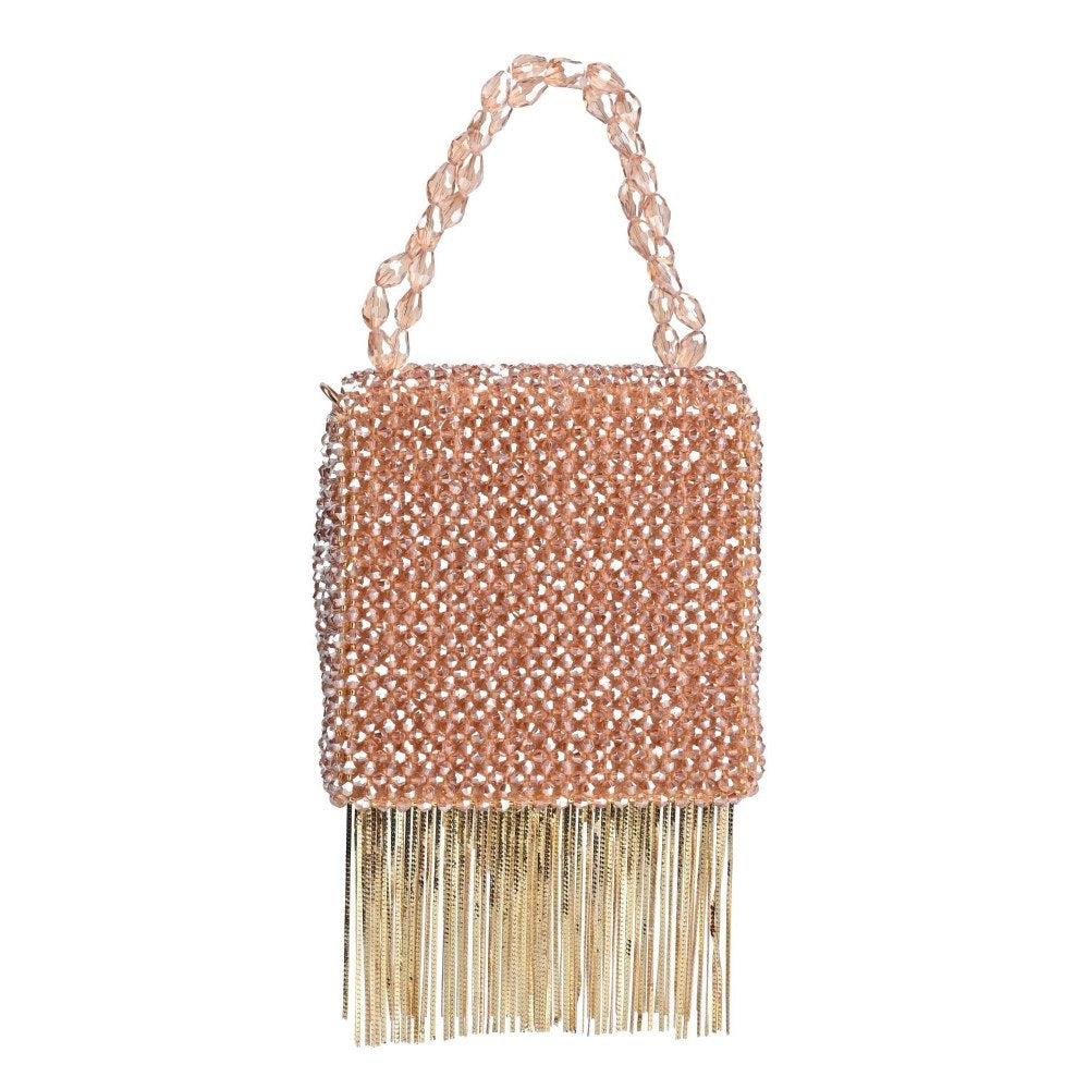 House Of Kosha Natali Golden Embellished Mini Handbag