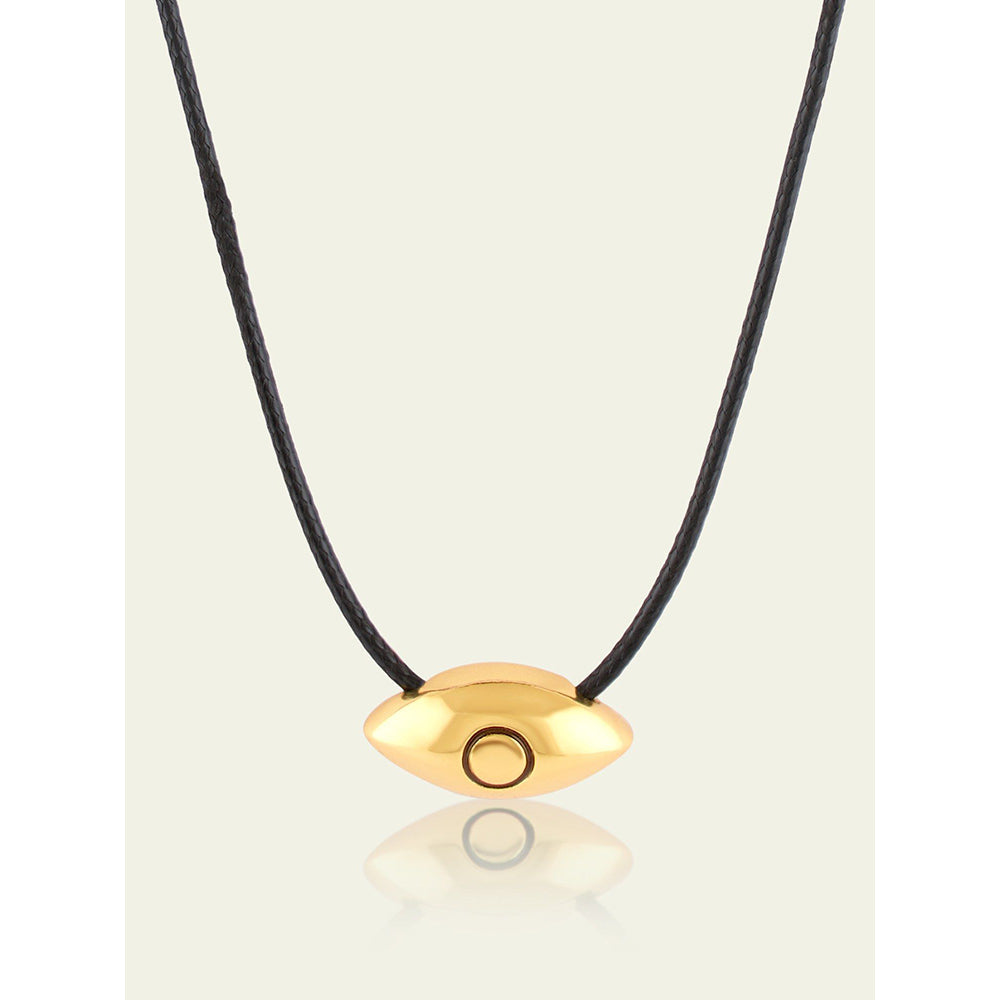 Isharya Gold Evil Eye Necklace In 18Kt Gold Plated