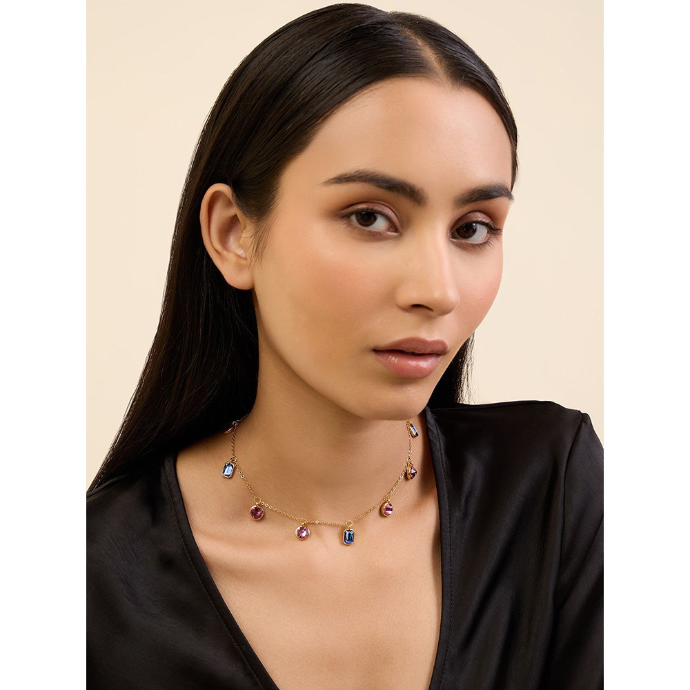 Isharya Charm Me in 18Kt Gold Plated Chokers