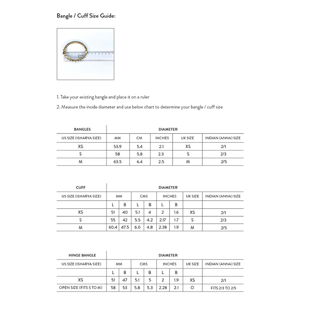 Isharya 18K Gold Plated Ruby Oval Hinge Bangle