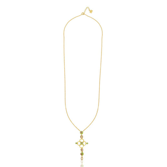 Isharya Multi-Color 18Kt Gold Plated Necklace