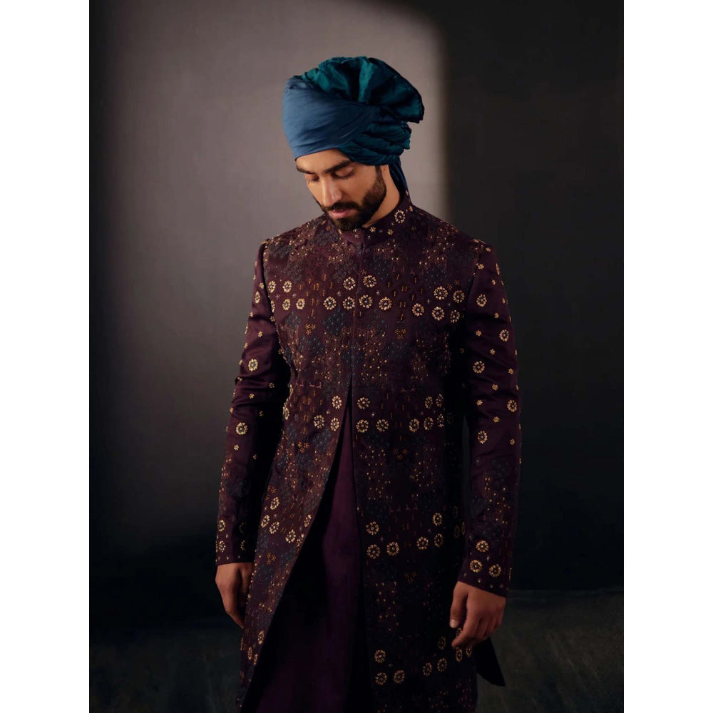 Jatin Malik Jmc Vino Sherwani (Set of 4)