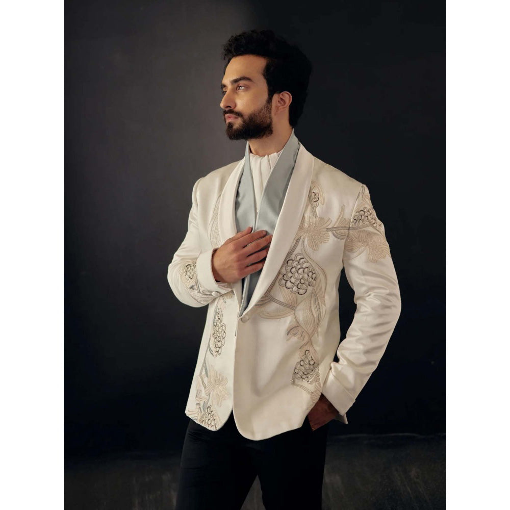 Jatin Malik Symphony Dirty Ivory Tux (Set of 3)