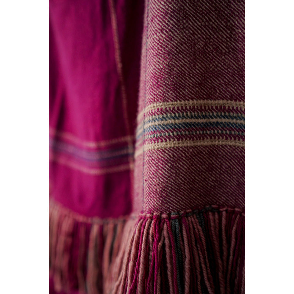 Jatin Malik Pink Pashmina Shawl