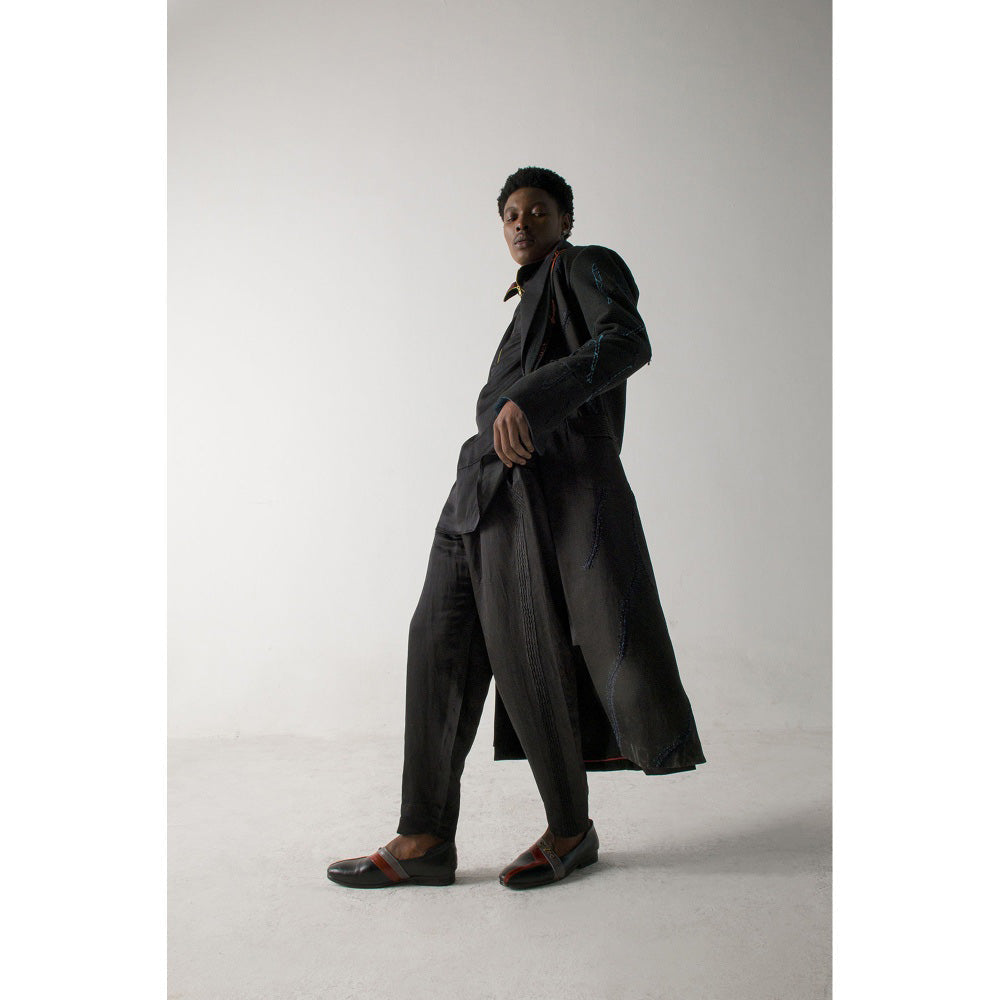 Jatin Malik Orange is the new Black Overcoat