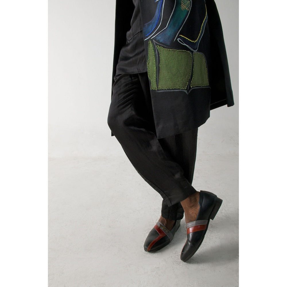 Jatin Malik Texture-D Jacket (Set of 3)